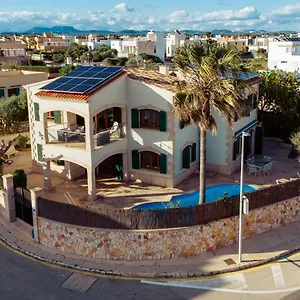  Apartamento Mallorca Finca Haus Mit Pool Direkt Am Meer Es Trenc, Bootstour Moeglich